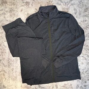 lululemon athletica Men's Dark Gray Jacket and Pants